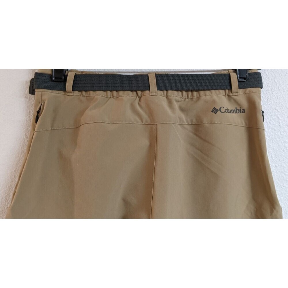 NEW~Kid's COLUMBIA OMNI-SHIELD Nylon Stretch Khaki Belted Long Pants Youths LG - Picture 6 of 13